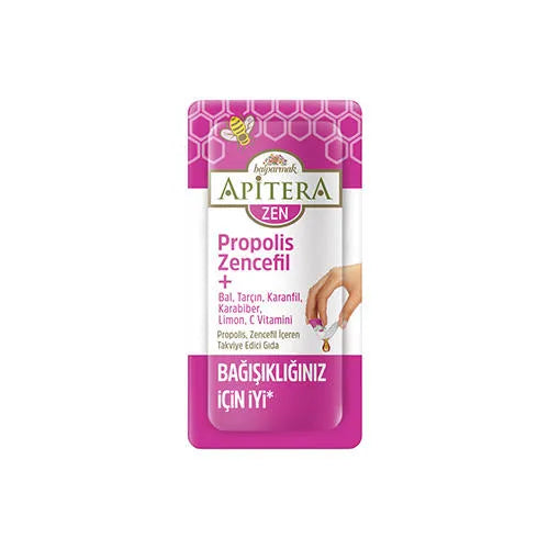 Apitera Zen – Мёд с прополисом, имбирём и витамином С