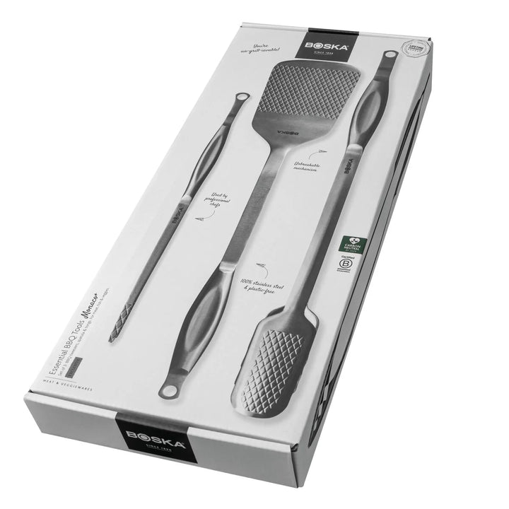 Set 3 ustensile grătar Essential BBQ Monaco+ Boska