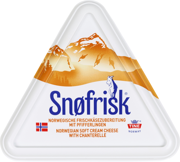 Crema de brânză Snøfrisk cu ciuperci