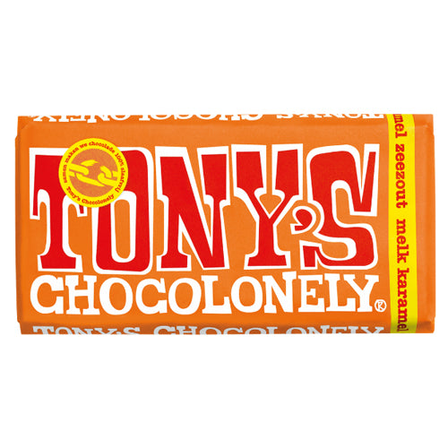 Tony's Chocolonely - cu Caramel și sare de mare 180 g