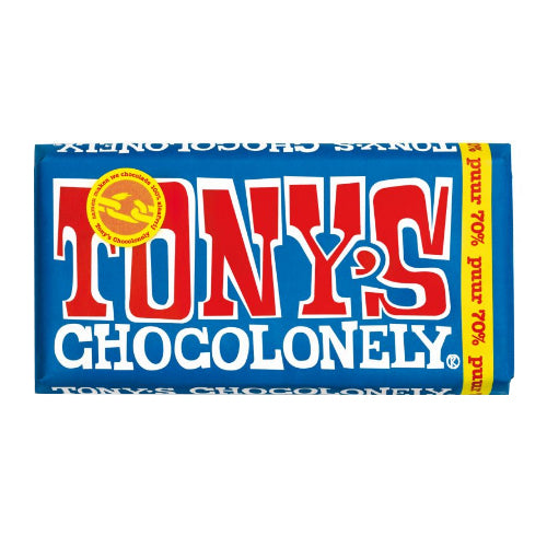 Tony's Chocolonely - Ciocolata neagră 70% 180 g