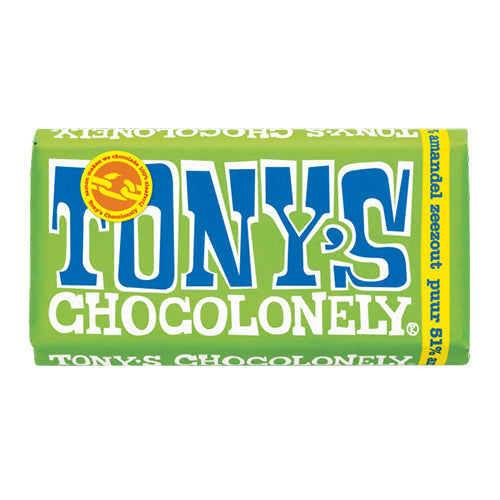 Tony's Chocolonely - cu Migdale si sare de mare 180 g