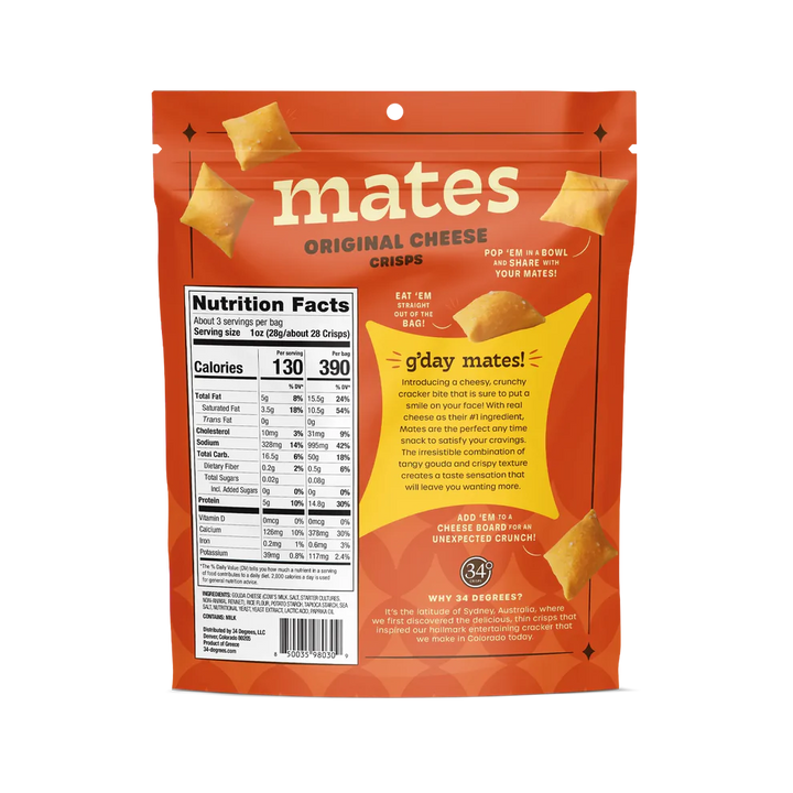 Mates Original Cheese Biscuits 85g