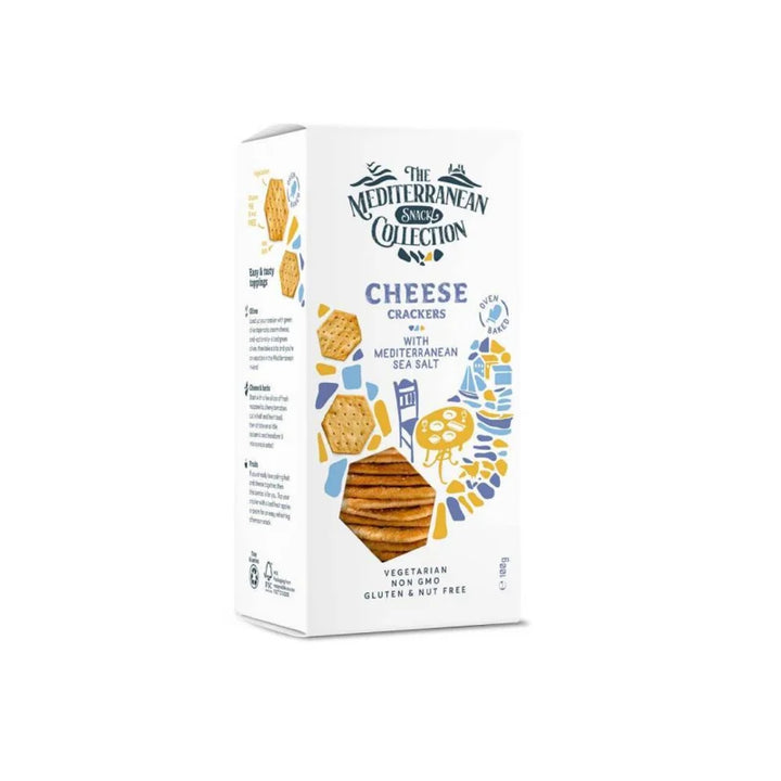 Cheese and Sea Salt Crackers 100g