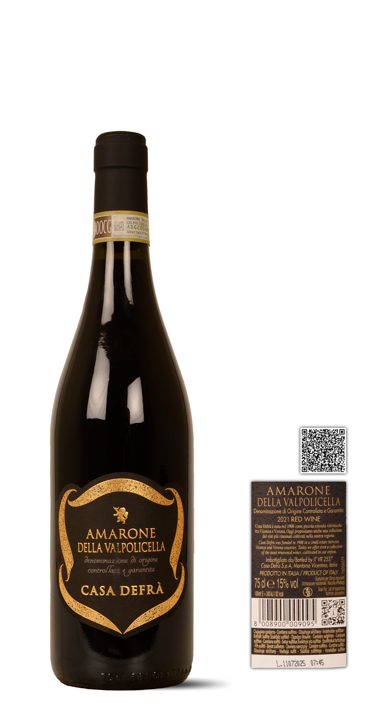Casa Defrà „Supervenetian” Amarone della Valpolicella 2021  Vin roșu | 0,75 L | Italia