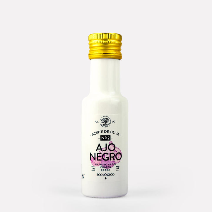 Ulei de măsline EVOO organic cu usturoi negru 100ml