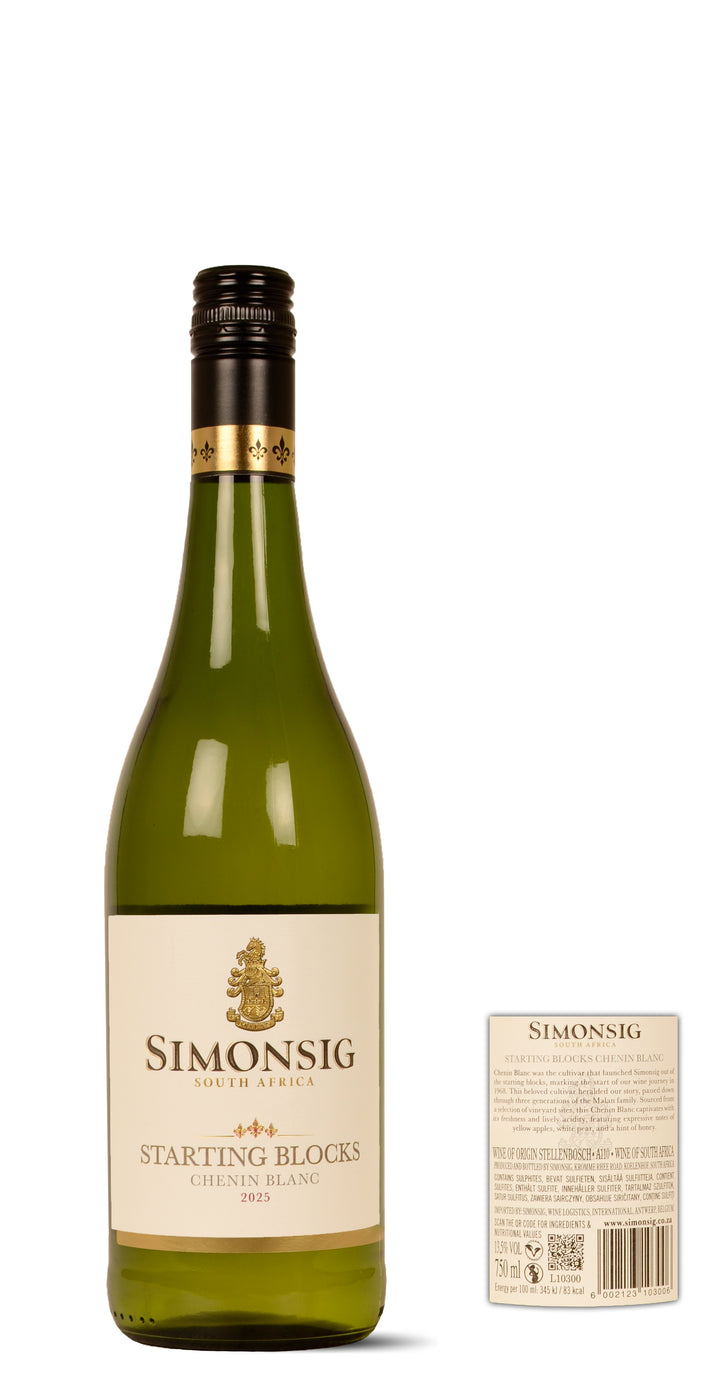 Simonsig Starting Blocks Chenin Blanc 2024  Vin alb | 0,75 L | Africa de Sud