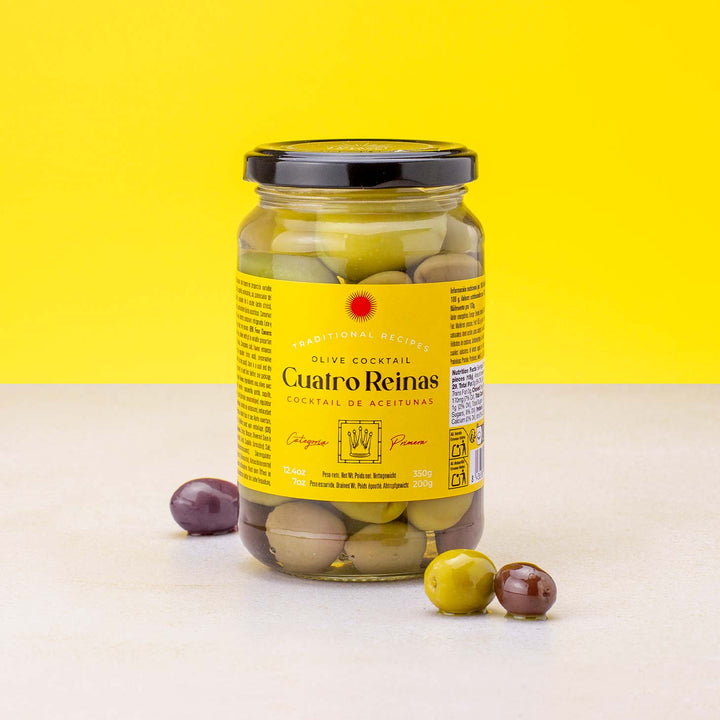 Mix Măsline Cocktail Four Queens Sevilla 370g