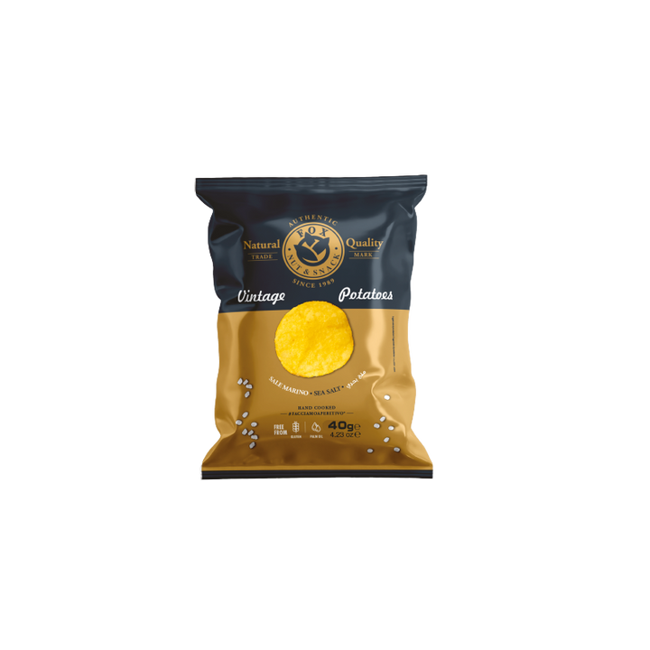 Sea Salt Crisps 40g, Fox